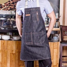 Load image into Gallery viewer, DENIM UTILITARIAN APRON
